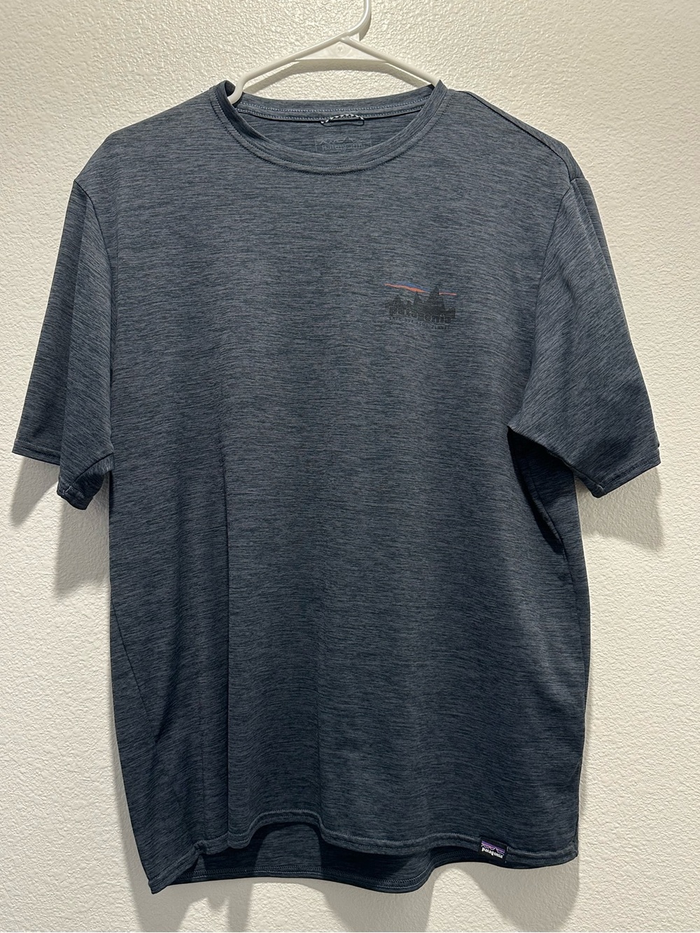 Patagonia - Men’s Heather Slate Blue Short-Sleeve Crew Tee